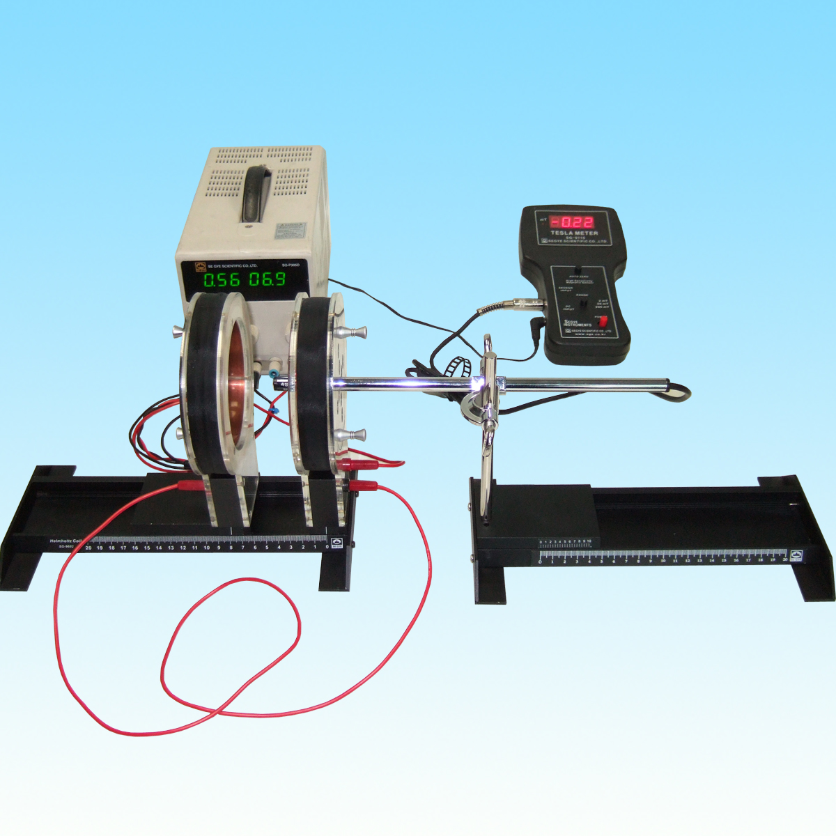 헬름홀츠 코일 실험 기기